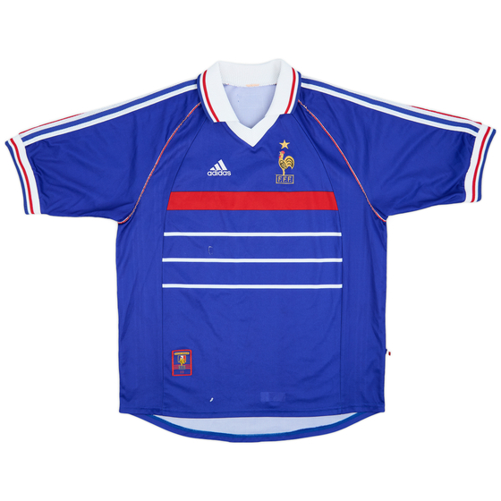 1998-00 France Home Shirt - 4/10 - (XL)