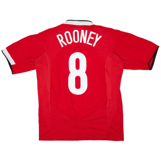 2004-06 Manchester United Home Shirt Rooney #8 - 6/10 - (L)