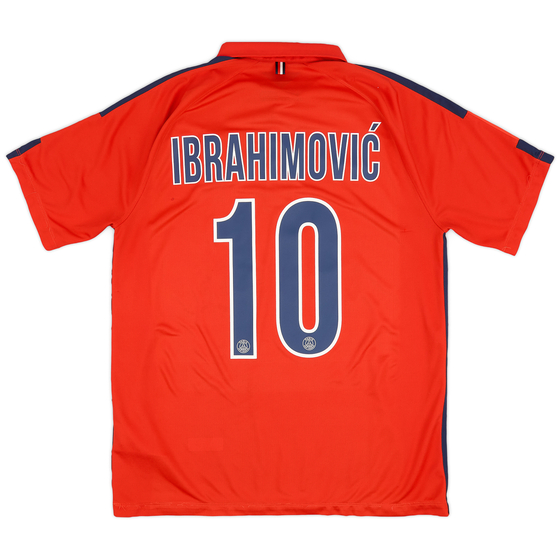 2014-15 Paris Saint-Germain Third Shirt Ibrahimović #10 - 6/10 - (L)