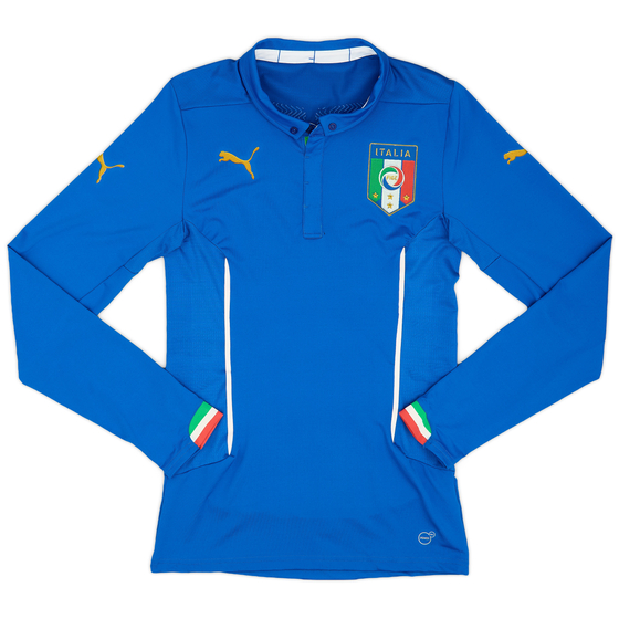 2014-15 Italy Player Issue Home L/S Shirt - 7/10