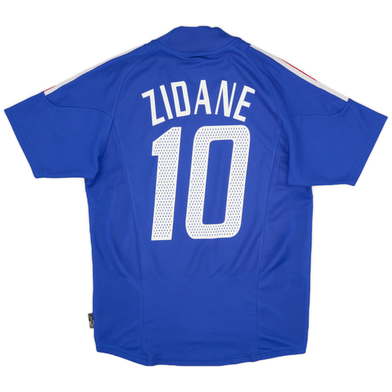 2002-04 France Home Shirt Zidane #10 - 7/10 - (M)