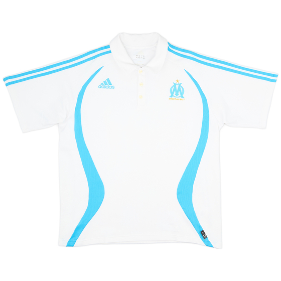 2006-07 Olympique Marseille adidas Polo Shirt - 9/10 - (L)