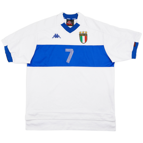 1998-00 Italy Away Shirt #7 - 4/10 - (L)