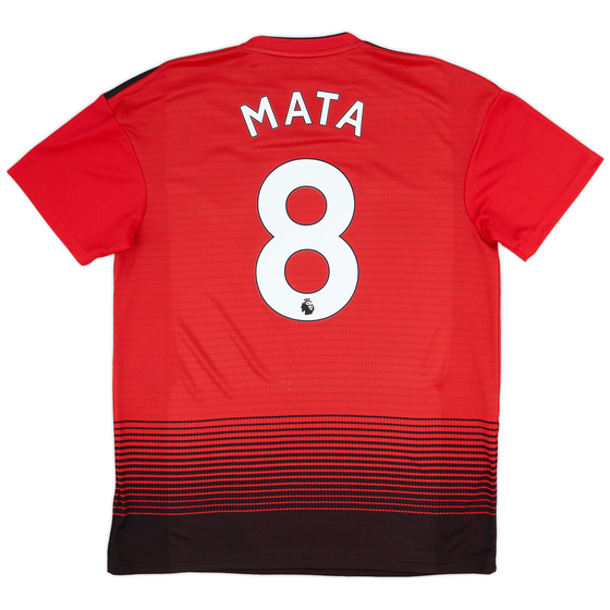 2018-19 Manchester United Home Shirt Mata #8 (L)