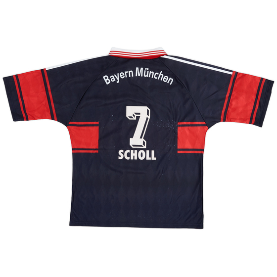 1997-99 Bayern Munich Home Shirt Scholl #7 - 7/10 - (L)