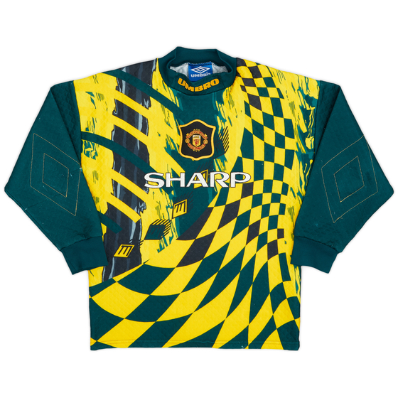 1994-96 Manchester United GK Shirt - 6/10 - (L.Boys)