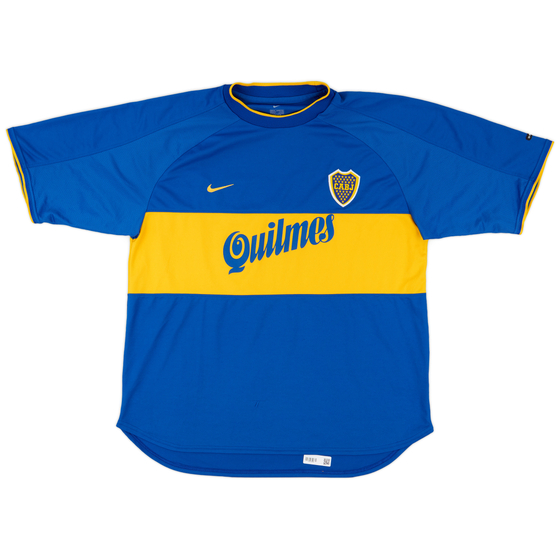 2000-01 Boca Juniors Home Shirt - 9/10 - (XL)