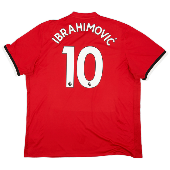 2016-17 Manchester United Home Shirt Ibrahimović #10 - 9/10 - (XXL)