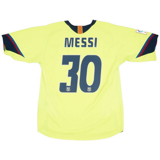 2005-06 Barcelona Away Shirt Messi #30 - 6/10 - (L)