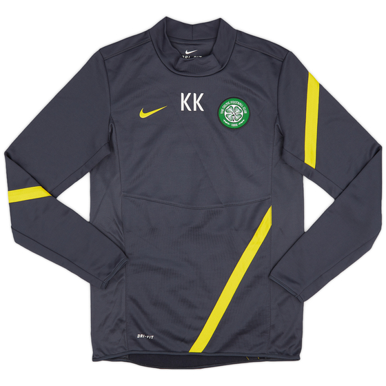 2011-12 Celtic Nike Staff Issue Training L/S Top KK - 9/10 - (S)