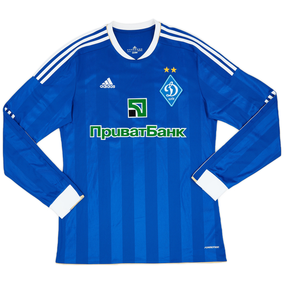 2011-12 Dynamo Kyiv Player Issue Domestic Away L/S Shirt - 9/10 - (XL)