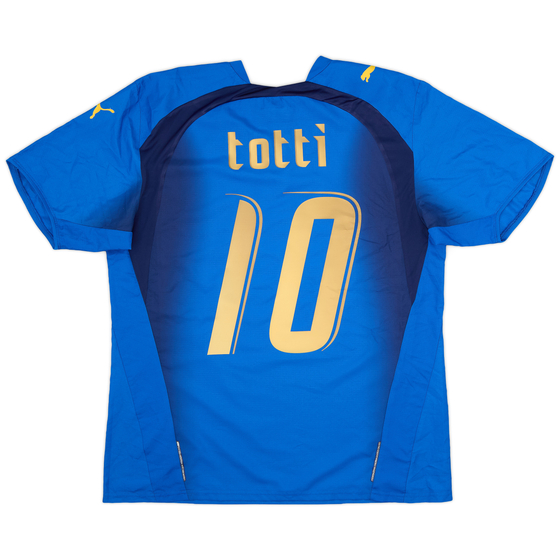2006 Italy Home Shirt Totti #10 - 5/10 - (L)