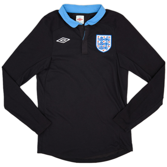 2011-12 England Away L/S Shirt - 9/10 - (S)
