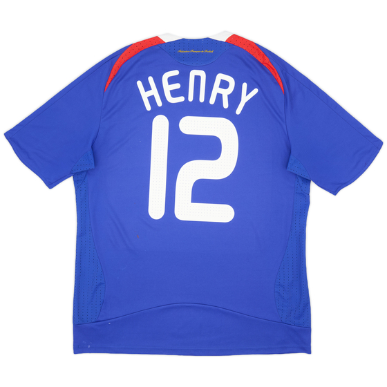 2007-08 France Home Shirt Henry #12 - 5/10 - (L)