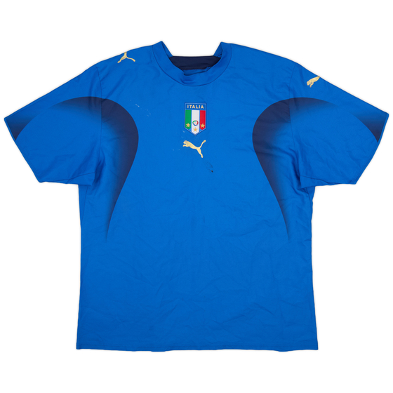 2006 Italy Home Shirt - 4/10 - (XL)