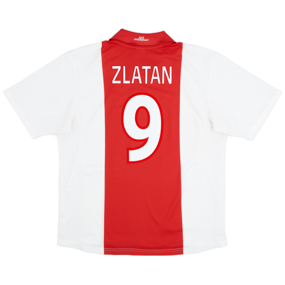 2001-02 Ajax Home Shirt Zlatan #9 - 7/10 - (L)