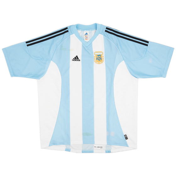 2002-04 Argentina Home Shirt - 4/10 - (XL)
