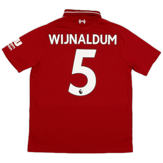 2018-19 Liverpool Home Shirt Wijnaldum #5 - 9/10 - (S)