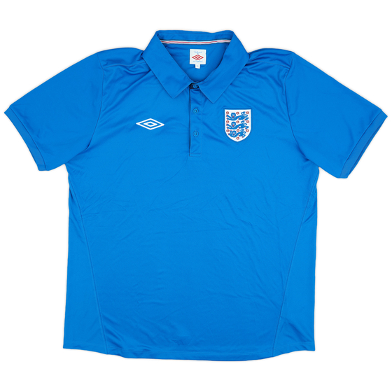 2009-10 England Umbro Polo Shirt - 9/10 - (XL)