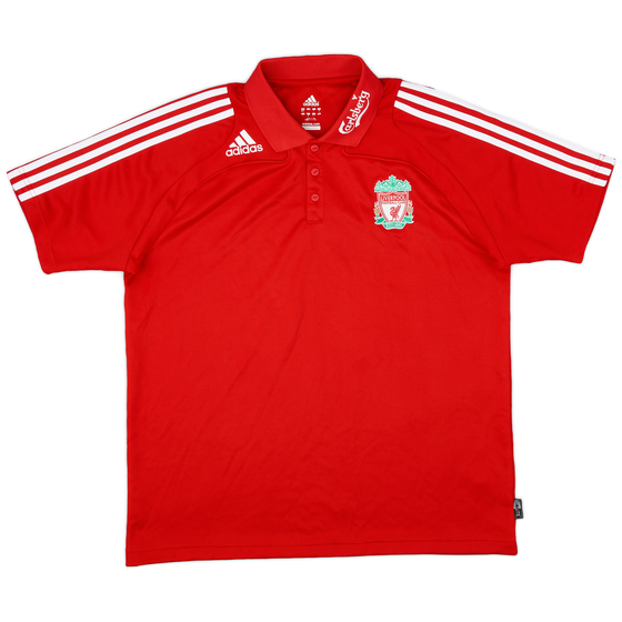 2008-09 Liverpool adidas Training Polo - 9/10 - (XL)