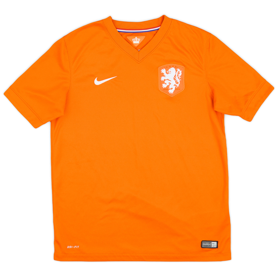 2014-15 Netherlands Home Shirt - 9/10 - (XL.Boys)