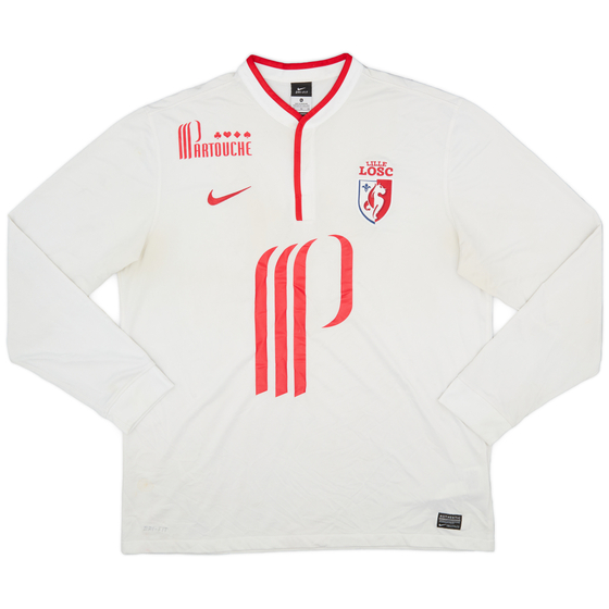 2013-14 Lille Away L/S Shirt - 6/10 - (XL)