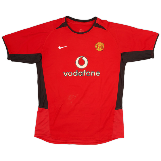 2002-04 Manchester United Home Shirt - 6/10 - (XL.Boys)