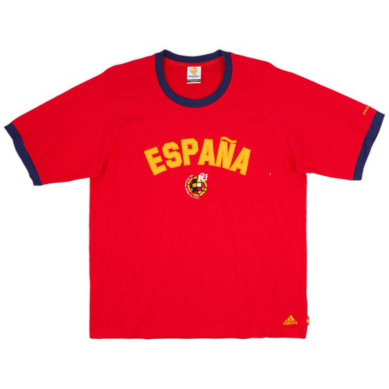 2004 Spain adidas T-Shirt - 9/10 - (L)