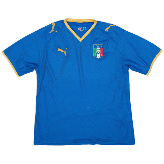 2007-08 Italy Home Shirt - 9/10 - (XXL.Boys)