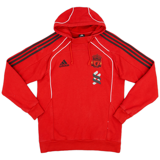 2010-11 Liverpool adidas Hooded Top - 9/10 - (S)