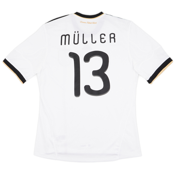 2010-11 Germany Home Shirt Muller #13 - 9/10 - (L)