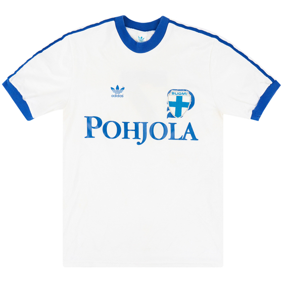 1982 Finland Match Worn Home Shirt #7 (Haaskivi) v England