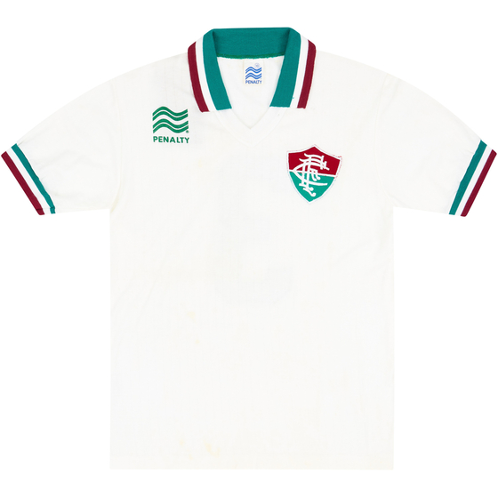 1986 Fluminense Match Worn Away Shirt #3 (Vica) v Man Utd