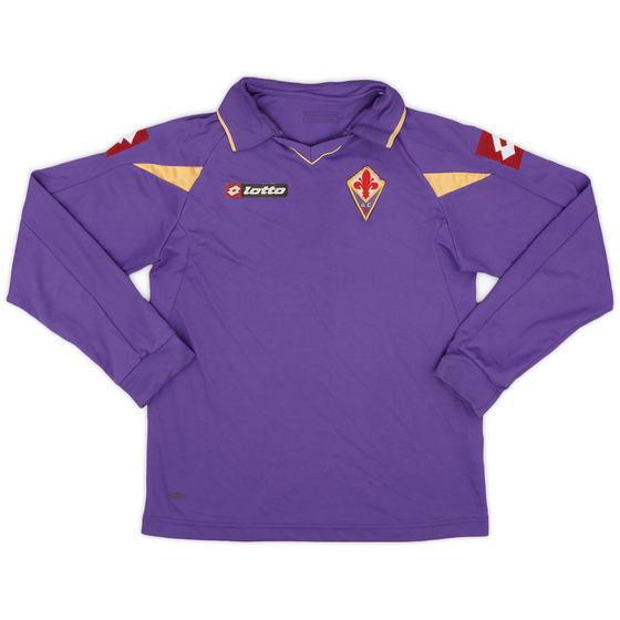 2010-11 Fiorentina Home L/S Shirt - 7/10 - (S)