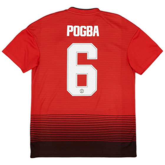 2018-19 Manchester United Home Shirt Pogba #6 - 8/10 - (M)