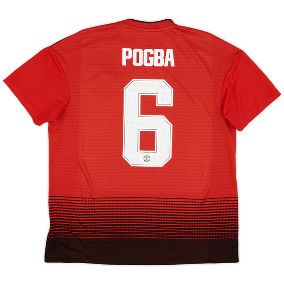 2018-19 Manchester United Home Shirt Pogba #6 - 9/10 - (L)