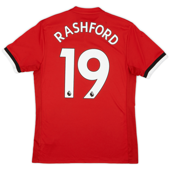 2017-18 Manchester United Home Shirt Rashford #19 - 9/10 - (S)