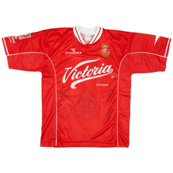 1998-99 Deportivo Toluca Home Shirt #16 - 8/10 - (L)