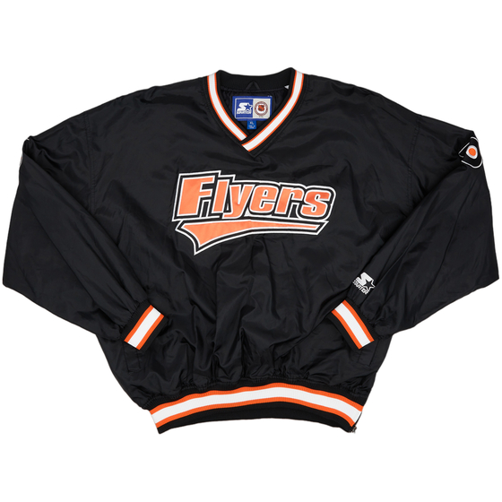 1990's Philadelphia Flyers Starter Pullover Windbreaker Jacket (Excellent) XL