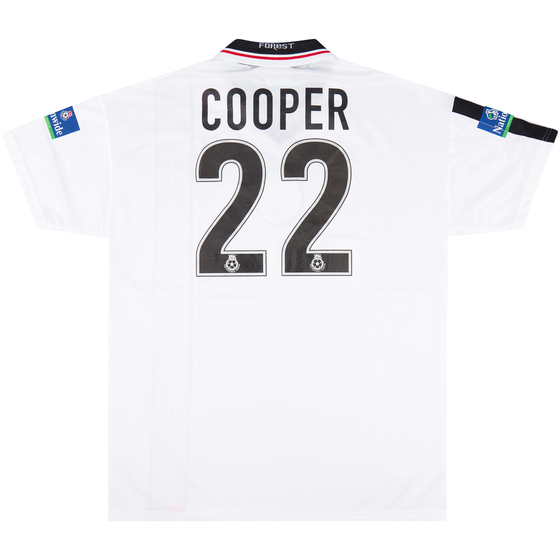 1999-00 Nottingham Forest Match Issue Third Shirt Cooper #22