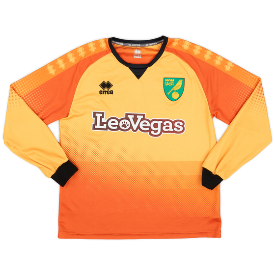 2018-19 Norwich GK Shirt - 6/10 - (S)