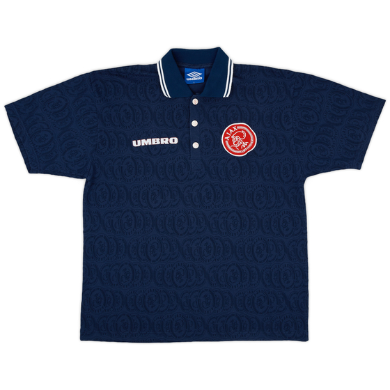 1997-98 Ajax Umbro Polo Shirt - 9/10 - (L)