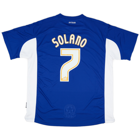 2009-10 Leicester '125 Years' Home Shirt Solano #7 - 9/10 - (XL)