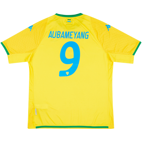 2021-22 Gabon Home Shirt Aubameyang #9