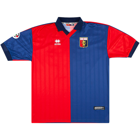 2001-02 Genoa Match Issue Home Shirt Boisfer #30