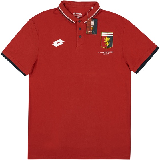 2017-18 Genoa Lotto Polo T-Shirt