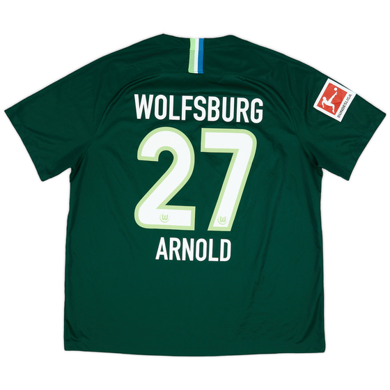 2018-19 Wolfsburg Home Shirt Arnold #27 - 10/10 - (XXL)