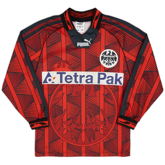1995-96 Eintracht Frankfurt Home L/S Shirt - 8/10 - (XXS)