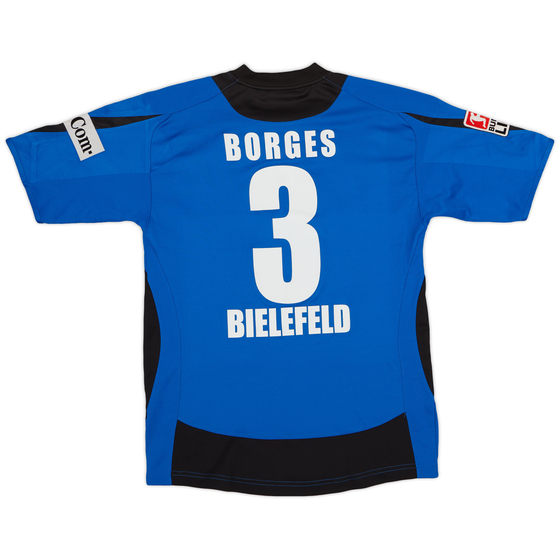 2006-07 Arminia Bielefeld Home Shirt Borges #3 - 7/10 - (S)