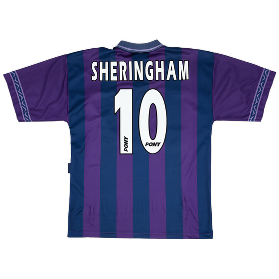 1995-97 Tottenham Away Shirt Sheringham #10 - 8/10 - (L)